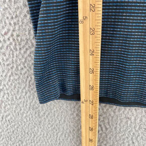 Lululemon Swiftly Tech Long Sleeve Crew Dark Maritime Black Lavender Blue Top 6 - Picture 8 of 9